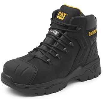 Cat Footwear Herren Everett S3 WR CI H Sicherheitsstiefel, Black, 46 EU