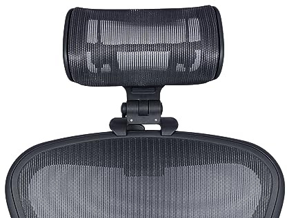 Engineered Now Kopfstütze für klassischen Herman Miller Aeron (h4 für Remastered, Onyx)