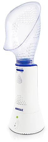 Crane x Halls Personal Vaporizer Steam Inhaler, FSA Approved Throat Steamer, Vocal Steamer for Singers Warm Steam Sinus Inhaler for Congestion and Cough Relief, Natural Decongestant Relief