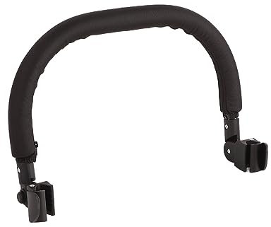 Kinderwagen Zubehör, Universal Kinderwagen Leitplanken Armlehne, Verstellbare Baby Stoßstange, Kinderwagen Zubehör (Schwarz)