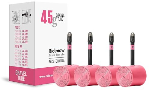 4-pack TPU-innerslangar – ultralätta 700 × 18–32 C & 32–47 C cykelslangar med SV (Sclaverand/Presta-ventil) 45/65/85 mm – perfekt för vägcykel och gravelcykel