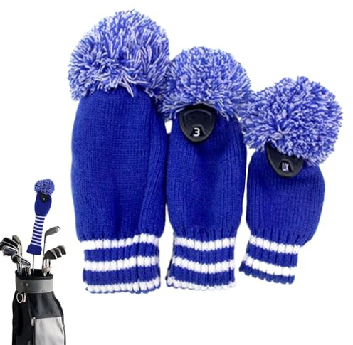 CGACCSD Custodie protettive per mazza da golf, per driver e legno – 3 pezzi per attrezzature sportive con divertimento di precisione per uomini e ragazzi