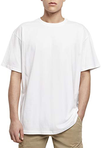 Urban Classics Men Heavy Oversize Tee T-Shirt pour Homme, Disponible dans de Nombreuses Couleurs, Tailles S à 5XL, Blanc., L