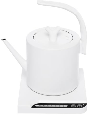 Bouilloire Electrique avec 7 Vitesses en Inox 1 L Températures 1000 W Bouilloire Température Réglable Kettle Théière Electrique pour Bureaux, Hôtels, Appartements, Maison
