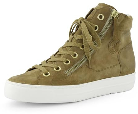 Paul Green Damen, Frauen High-Top Sneaker,straßenschuhe,Strassenschuhe,Sportschuhe,Freizeitschuhe,Turnschuhe,Mittelbraun (JA),38 EU / 5 UK