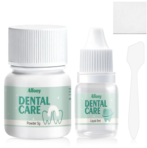 Cemento Dentale Definitivo, Kit Riparazione Denti, Cemento Dentale Fissa Ponti, Capsule Dentali e Denti a Perno