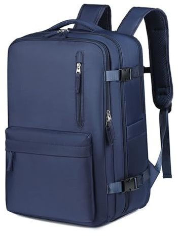 reseryggsäck Stora affärsryggsäckar for kvinnor och män med laptopfack, sportryggsäck for fritid, dagsryggsäck, passar 15,6 tum ryggsäck(Dark Blue)