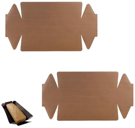 2 fogli di carta da forno riutilizzabili, per teglia da forno, riutilizzabili, per stampi da forno permanenti, resistenti al calore, accessori da forno rettangolari