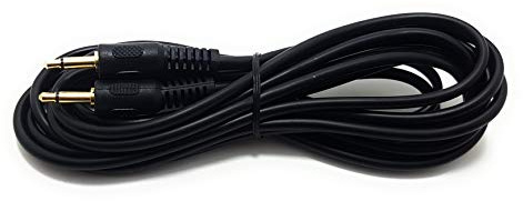 Maincore 2m 3.5mm to 3.5mm MONO Jack Cable Lead For Audio or Power GOLD PLATED Connectors (2m)