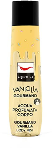 Aquolina Agua corporal perfumada vainilla Gourmand. Fragancia persistente, envolvente y gourmaund - Formato de 150 ml