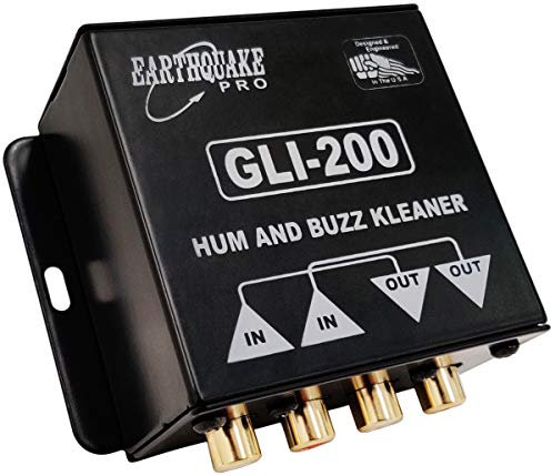 EARTHQUAKE Sound GLI-200 Hum and Buzz Kleaner 600 Ohm RCA in/out Aislador de Bucle de Tierra