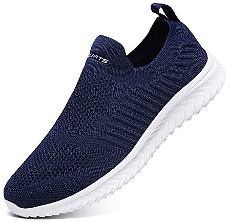 YisiNP Baskets en Maille pour Homme et Femme - Chaussures de Sport à Enfiler - sans Lacets - Chaussures de Fitness