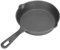 14cm Gusseisenpfanne, Rund Grillpfanne Gusseisen Pfanne Bratpfanne mit Griff Kochen Eisenpfanne für Kochfeld Backofen und Grill