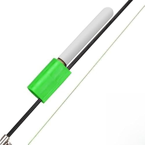 Gdfnmogo LED for Night Fishing Light, Glow Rod Tip Bite Alarm, Plastic with CR425, for Sea and Rock Fishing(Green)