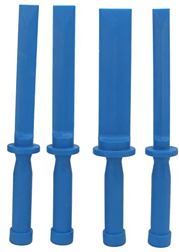 Eujgoov Juego de Raspadores de Cincel de Plástico, Material de Nailon de Alto Impacto, Kit de Herramientas de 4 Piezas para Quitar Pegatinas de Juntas