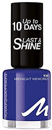 Manhattan Last und Shine Nagellack, Nr.930 Midnight Memories, 1er Pack (1 X 10 ml)