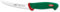 Sanelli Premana Professional Coltello Disosso Curvo Stretto, Acciaio Inossidabile, Verde/Rosso