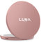 LUNA London Compact Travel Mirror | Travel Makeup with Light | LED Lighted Vanity with 3 Light Modes | 7X Magnification Folding Portable & Rechargeable | Rose Gold