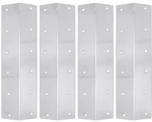 WELL GRILL 41 x 12.7cm Stainless Steel Flavorizer Bar BBQ Heat Shield Plate Outdoor Barbecue Replacement Parts for Outback, Blooma, Ultar, CosmoGrill, Charbroil, Outsunny Gas Grills