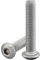 Vite a testa bombata con esagono incassato (ISK) conformi alla norma: ISO 7380-1 - Vite a testa cilindrica, semicircolare piana, in acciaio inox A2 V2A, filettatura completa (25 viti, M8 x 60 mm)