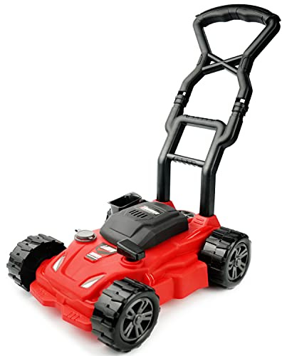 Kids Lawn Mower - Toy Choi's Pretend Play Series Toddler Lawn Mower, Indoor Outdoor Push Gardening Summer Toy Tool Set for Boys & Girls 3,4,5,6,7,8
