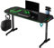 ULTRADESK FRAG V3 LED RGB Computertisch Gaming-Schreibtisch - Gaming Tisch Stahlkonstruktion - Platz für Zwei Monitore - Futuristische Formen - Beinfreiheit und Mehr - Inklusive Zubehör 150x60cm Grün