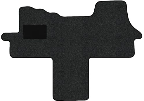 Alfombrillas adecuadas para Peugeot Boxer Tipo Alle Sitzvarianten (Fabricación 2006 - Actual), Hit Antracita | 1 uds. | Borde Negro