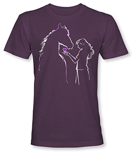 T-shirt chevaux pour filles : chevaux fous - chemise d'anniversaire cheval - enfants - idée de cadeau - poney - équitation - fille cheval - rose - mignon - t-shirt poney - anniversaire d'enfant -