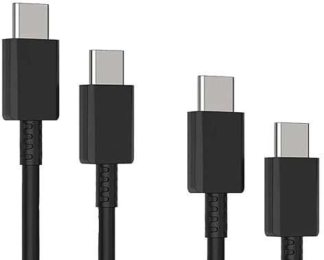 Super Fast Charger Cable For Samsung Galaxy S23, S22, S21, S21+, S21 UltraS22/S22 Plus/S22 Ultra FE/S20, A53 A33 5G, Type C to C Cable (2x1Metre)