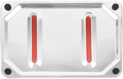 TOVINANNA Support En Acier Inoxydable Pour Fer À Repasser Vapeur Tapis Isolant Résistant À La Chaleur Base Stable Antidérapante Pour Table À Repasser 22.5X15.8X1.5 Cm