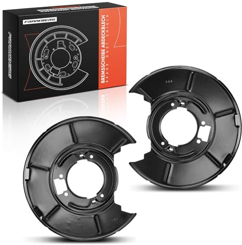 Frankberg 2x Placa de anclaje del disco de freno Trasera Izquierda Derecha Compatible con Serie 3 E36 316-328 1.6L-2.8L 1990-1998 Serie 3 Cabriolet E36 318-328 1.8L-2.8L 1993-1999 34211158992