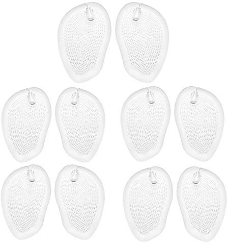 Zehenschutz Kissen Flip-Flop Sandalen Zehenschutz Zehenspreizer Silikon 5 Paar Zehentrenner Pads Silikon für Flip Flops und Sandalen Zum Schutz vor Schmerzen und Blasen Anti-Rutsch-Schuhkissen