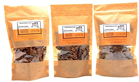 Set de Virutas Aromáticas 3x100g – Cereza, Acacia y Castaño para Aromatizar Vinos