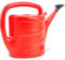 ANGIX 10L Large Watering Can With Detachable Rose Head Sprinkler | Lightweight & Durable Plastic Can Ideal For Garden Plants In Both Indoor And Outdoor - Red