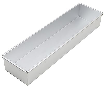 Aluminum Cheesecake Pan,Rectangular Cake Pan,Brownie Cake Baking Maker,Nonstick Tiramisu Pan Cake Baking Tray,Cake Pastry Cutter for Tiramisu Cheesecake Mousse Dessert, fixed frame