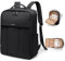 GOLF QUALITY Zaino Porta PC Donna 16 Pollici Impermeabile per Computer Portatil, Università, Viaggi, Lavoro, Scuola, Aereo - Nero