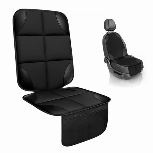 Gigmeta Kindersitzunterlage, Premium rutschfest Wasserabweisender Autositzschoner, Rücksitzschoner für Babyschale, Kindersitz & Haustiere, ISOfix geeigneter Sitzschoner für alle Kindersitze