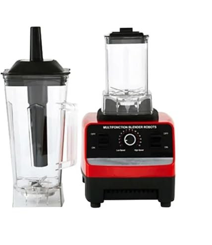 Licuadora Exprimidora, Licuadora comercial resistente de 2000 W, batidora, exprimidor, procesador de alimentos, batidos de hielo, trituradora de jugos Licuadora y exprimidor