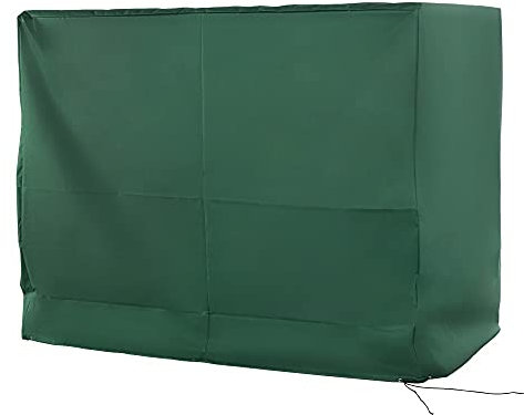 Outsunny Funda Balancín Jardín Funda Columpio Jardín Exterior Cubierta de Columpio con Cordones Ajustables Impermeable Anti-UV 240x133x185 cm Verde