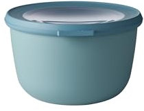 Mepal - Multi Bowl Cirqula Round - Vorratsdose mit Deckel - Geeignet als Luftdichte Aufbewahrungsbox für den Kühlschrank, Mikrowellengeschirr & als Frischhaltedosen - 1000 ml - Nordic Green
