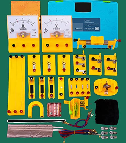 DBMGB Physik Baukasten Elektrobaukasten für Kinder, Science Lab Elektrizität und Magnetismus Experimente Kits Für Praxis im Klassenzimmer, Zwei Spezifikationen