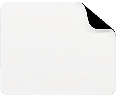 LIPUDAS Weißes Leder-Mauspad mit wasserfesten Eigenschaften, Litchi-Texturoberfläche, Rutschfester Unterseite, weicher und bequemer Haptik, für Büro und Gaming,10 * 8 Zoll