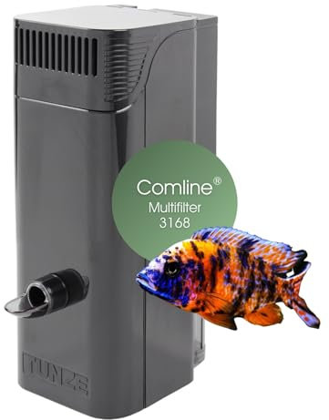 Tunze Comline Multifilter 3168 I Filtre à Eau Douce pour Aspiration en Surface et Aspiration près du Sol pour Aquariums avec 200-500 l I Filtre d'aquarium avec Support magnétique Puissant