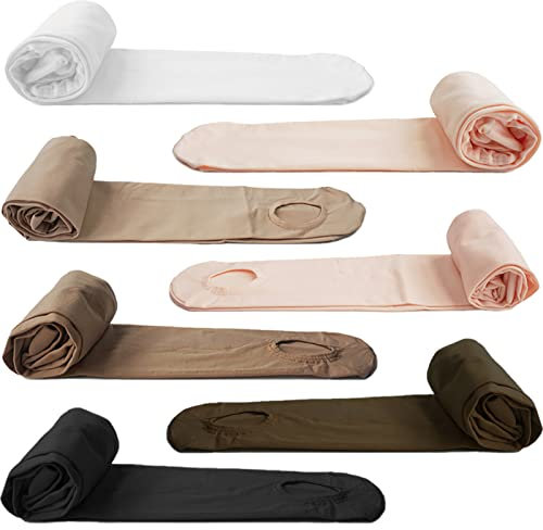 DANCEYOU Ballettstrumpfhose Tanzstrumpfhosen für Mädchen Kinder und Damen Schwarz XL