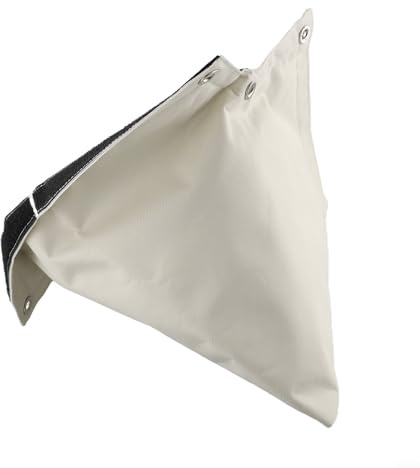 Funda protectora para grifo exterior impermeable y anticongelante, funda aislada resistente a la congelación con correa para tuberías y espigas de jardín (blanco)