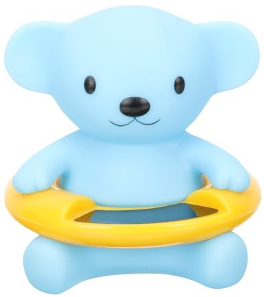 Lurrose Thermomètre Électronique Flottant Bébé Pour Bain Et Piscine, Forme Ours, Lecture Rapide, Précis, Étanche, Usage Ludique Et Sécurité Garçon Et Filles