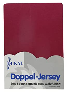 Dukal | Spannbettlaken oval für Kinderwagen Stubenwagen Wiegen Beistellbett | 37x70 – 41x70 cm | aus hochwertigem DOPPEL-Jersey | 100% Baumwolle | Farbe: burgund