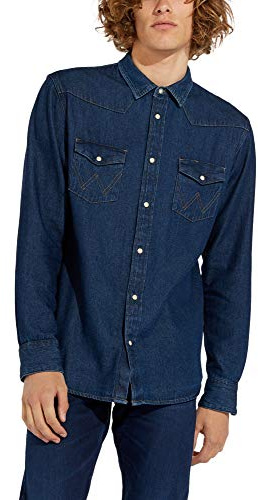 Wrangler Icons 27MW, Camicia in Jeans, Uomo, New 301, 3XL