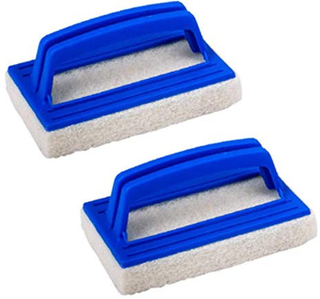 nuluxi Pool Scrubber Brush Cleaning Accessories Paddling Pool Brush Pool Walls Brush Cleaning Supplies Sponge Pool Brush Hot Tub Cleaning Kit for Swimming Pool, Pond, Spa, Tubs, Walls, Tile, Floors