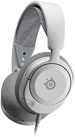 SteelSeries Arctis Nova 1P - Multi-System Gaming-Headset – Hi-Fi-Treiber – 360° Surround-Sound – Memory Foam-Ohrpolster – Mikrofon mit Geräuschunterdrückung – PS5, PS4, PC, Xbox - Weiß